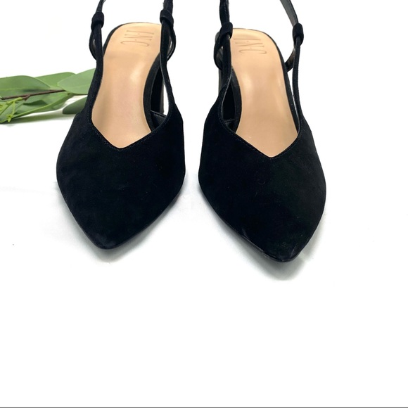 INC Brelina Suede Leather Slingback Heels size 7.5 - Picture 5 of 12
